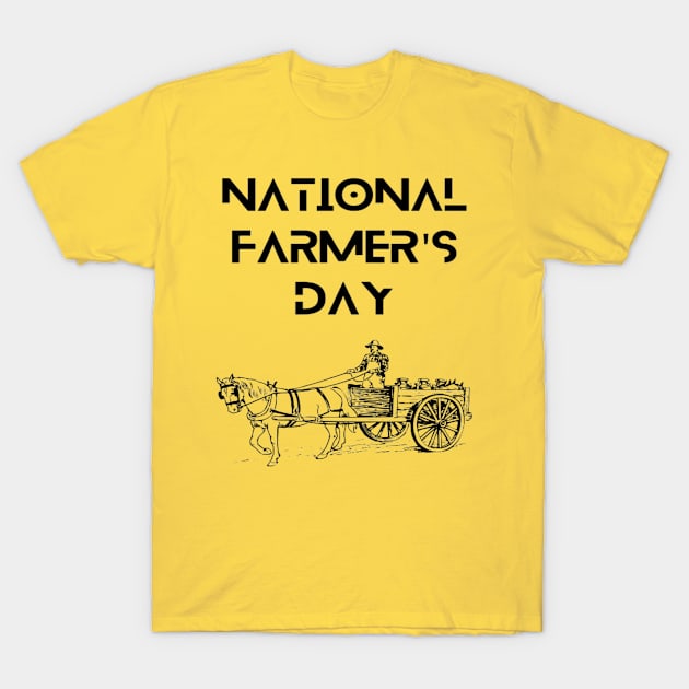 Farmers -  National Farmers Day T-Shirt by Bharat Parv